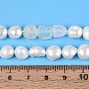Natural Topaz Nuggets & Natural Cultured Freshwater Pearl Beads Strands PEAR-N023-01A-19-5