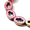 Electroplated Synthetic Non-magnetic Hematite Beads Strands G-L613-Z01-03I-3
