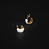 304 Stainless Steel Round Stud Earrings KA7490-2