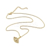 304 Stainless Steel Pendant Necklaces NJEW-U002-24G-02-2