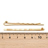304 Stainless Steel Hair Bobby Pins Findings STAS-F329-02A-G-4