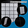 8Pcs 2 Colors 48 Holes Acrylic Earring Display Stands EDIS-CP0001-03-6