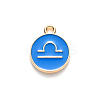 Alloy Enamel Pendants ENAM-S124-01B-02K-2