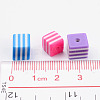 Mixed Cube Resin Beads X-RB106Y-4