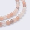 Natural Multi-Moonstone Beads Strands G-I206-43-4mm-3