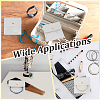 6Pcs PU Leather Jewelry Storage Bags with Iron Button ABAG-CL0001-22B-5