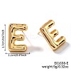 Brass Stud Earrings LS-UV9543-5-1