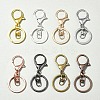 8Pcs 4 Colors Iron Alloy Lobster Claw Clasp Keychain KEYC-FS0001-06A-9
