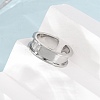 304 Stainless Steel Cuff Open Rings SA-CBACA70-01A-P-3