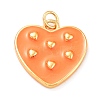 Real 18K Gold Plated Brass Pendants KK-L206-012G-10-2