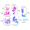 Stainless Steel Cutting Dies Stencils DIY-WH0238-132-3