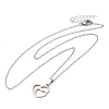 Non-Tarnish 306 Stainless Steel Pendant Necklace for Women LS-NJEW-Q772-01P-02-1
