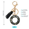 1Pc Resin Letter Keychains KEYC-TADJ0001-09O-3