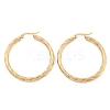 304 Stainless Steel Hoop Earrings LS-EJEW-H322-17G-2
