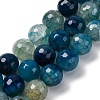 Natural Dragon Veins Agate(Dyed & Heated) Beads Strands G-K390-A07-01-2