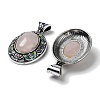 Natural Rose Quartz Pendants FIND-A041-01AS-06-2