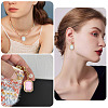 40Pcs 2 Colors UV Plating Alloy with Mixed Color Glass Rhinestone Pendants FIND-PJ0001-37-9