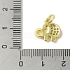 Real 18K Gold Plated Brass Pave Cubic Zirconia Pendants KK-M283-02D-01-3