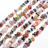 Natural & Synthetic Gemstone Chip Bead Strands X-G-M205-21-1