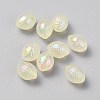 Plated Acrylic Lemon Bead OACR-CJC0009-04D-1