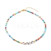 Beaded Necklaces NJEW-JN03536-01-1