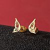Stainless Steel Small Animal Stud Earrings for Women X-PW-WG87B69-13-1