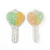 Two Tone Resin Big Pendants LS-RESI-Z001-01B-2