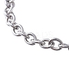 304 Stianless Steel Cable Chain Bracelet Making STAS-CJ0001-137-3
