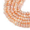 Natural Cultured Freshwater Pearl Beads Strands PEAR-C004-20D-4