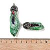 Electroplated Raw Rough Natural Quartz Crystal Big Pendants G-B077-04A-06-3