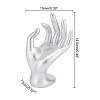 Resin Mannequin Hand Jewelry Display Holder Stands RDIS-WH0009-015A-2