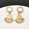 304 Stainless Steel Hoop Earrings EJEW-P329-01A-G-1