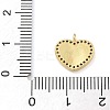 Rack Plating Brass Micro Pave Clear Cubic Zirconia with Enamel Charms KK-G515-12B-4