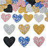 Polyester Hotfix Rhinestone Iron on Patches Applique Patch FIND-TA0002-53D-1