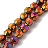 Electroplated Synthetic Non-magnetic Hematite Beads Strands G-I364-L01-02-1
