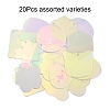 20Pcs Acrylic Pendants OACR-YW0002-36A-1