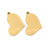 Ion Plating(IP) 304 Stainless Steel Pendants STAS-S135-05G-1