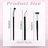 3Pcs 3 Styles Eye Lashes Cosmetic Brushes MRMJ-LP0001-11-2