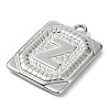Anti-Tarnish 304 Stainless Steel Pendants STAS-U033-01P-Z-2