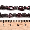 Natural Garnet Nuggets Beads Strands G-J335-32-4