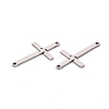 Non-Tarnish 201 Stainless Steel Link Connectors X-STAS-S110-087P-2