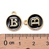 Golden Plated Alloy Charms X-ENAM-S118-02B-3
