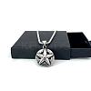 Vintage Star Pendant Necklace Stainless Steel Casual Five-Pointed Star Collar Chain YC5838-1
