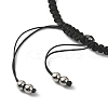 Natural & Synthetic Mixed Gemstone Braided Bead Bracelet BJEW-TA00335-3