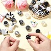 Cow Themed Silicone and  Acrylic and Resin Beads Sets DIY-CJ0002-44-4