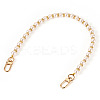 Round Plastic Imitation Pearl Beads Bag Extender Chains HJEW-TAC0084-2