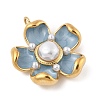 304 Stainless Steel Enamel Pendants STAS-P380-79G-03-2