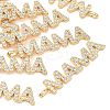 SHEGRACE Mother's Day Brass Micro Pave Clear Cubic Zirconia Pendants XGRQ1U783-382G-1