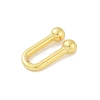 Rack Plating Brass U Shape Links Buckle for Dress Lingria Bikini Swimming Wear Accessories KK-A224-24B-G-2