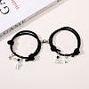 2Pcs Magnetic Spaceman Alloy & Plastic Charm Bracelets FS-WG3FC4A-05-1